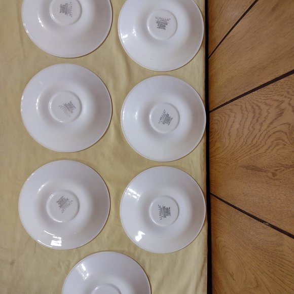 14 pcs Vintage Corelle / Corning Cups & Saucers Pastel Ballet Pattern - Picture 10 of 13